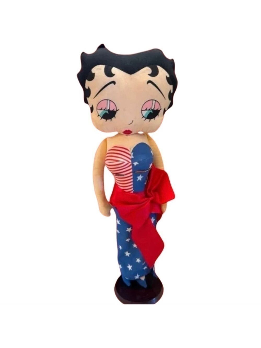 Betty Boop 1983 Patriotic Plush Rag Doll 18 Inch